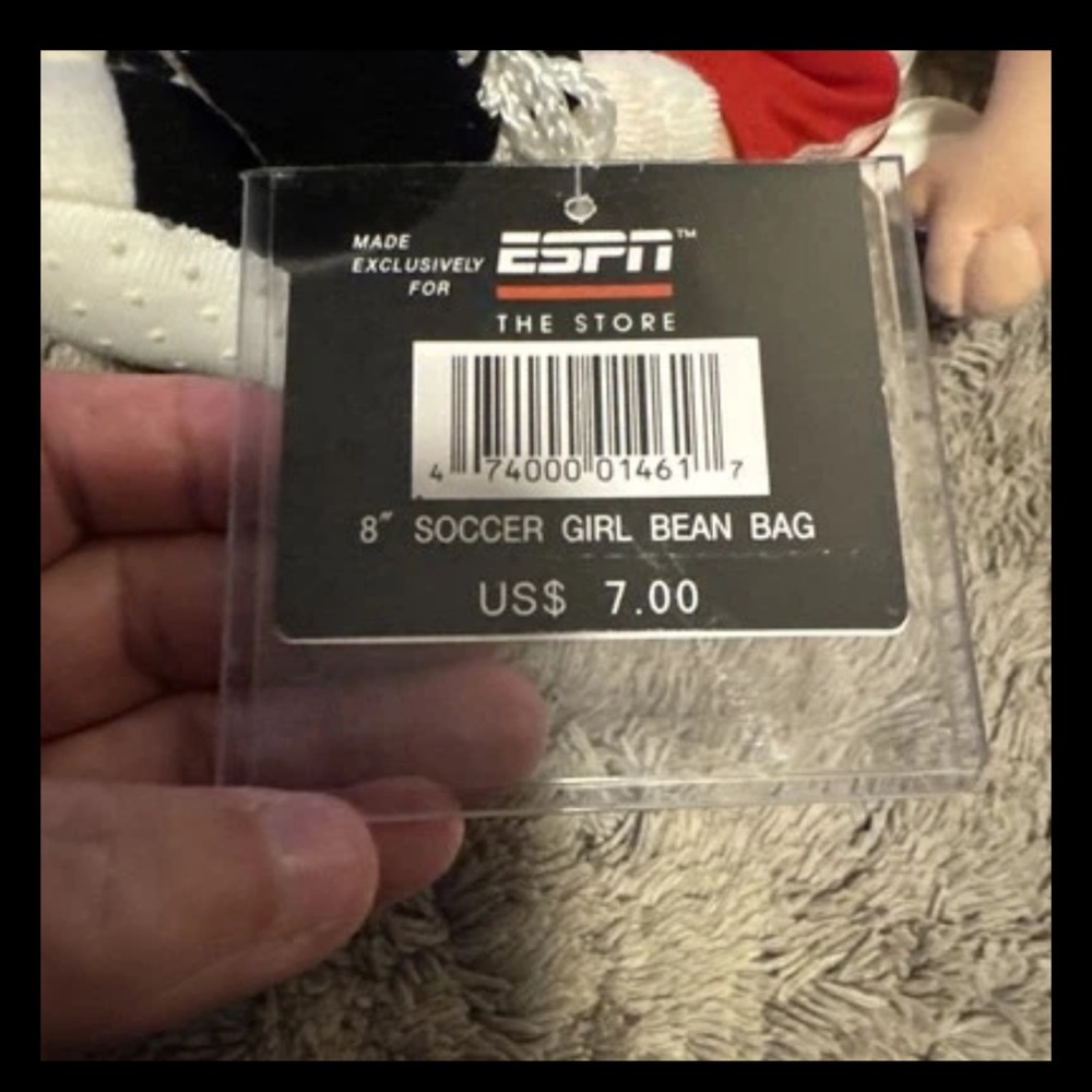 ESPN Soccer Girl Bean Bag Plush - Picture 2 of 7